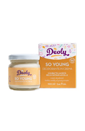 Deoly Deodorante in crema SO YOUNG Plastic free 100 ml 